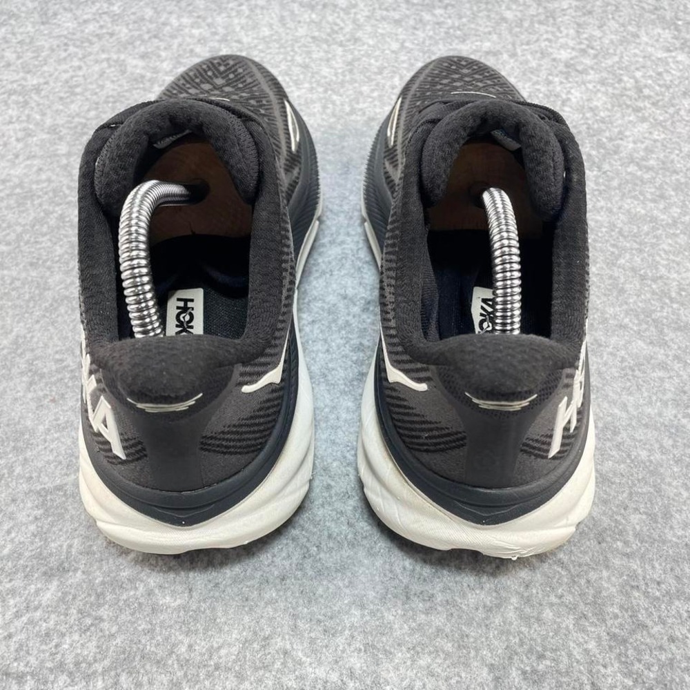 Women Hoka One One black Clifton 9 trainers. Size US 10 running trailrunning - Picture 5 of 6